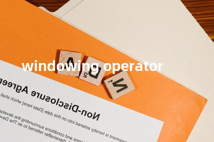 windowing operator单词图解，单词释义场景配图