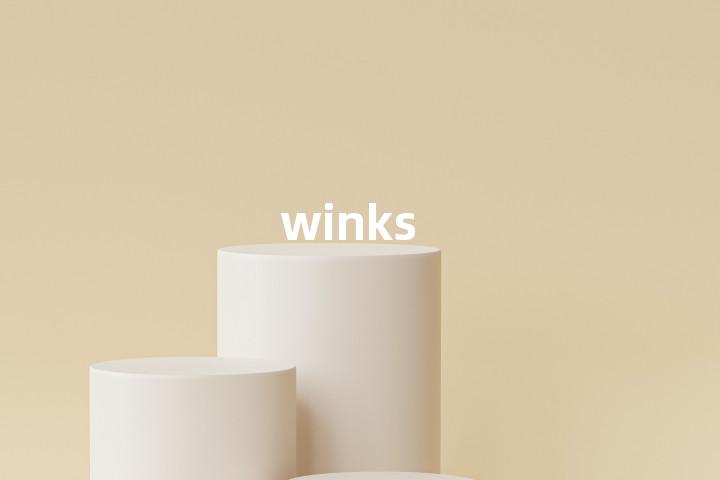 winks单词图解，单词释义场景配图