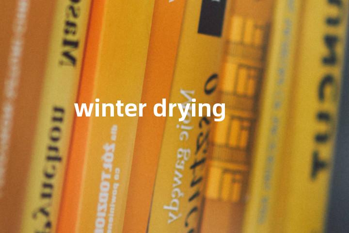 winter drying单词图解，单词释义场景配图