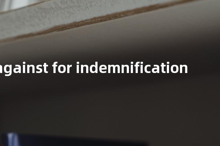 to claim against for indemnification单词图解，单词释义场景配图