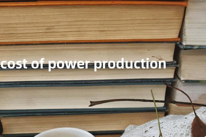 total cost of power production单词图解，单词释义场景配图