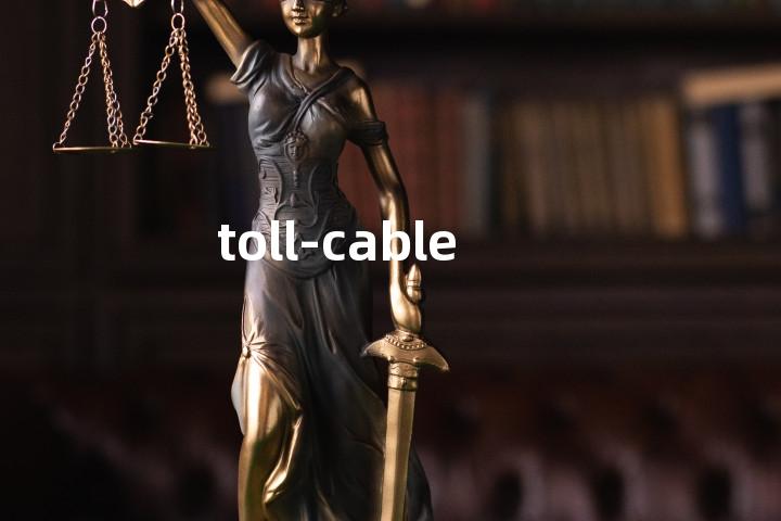 toll-cable单词图解，单词释义场景配图