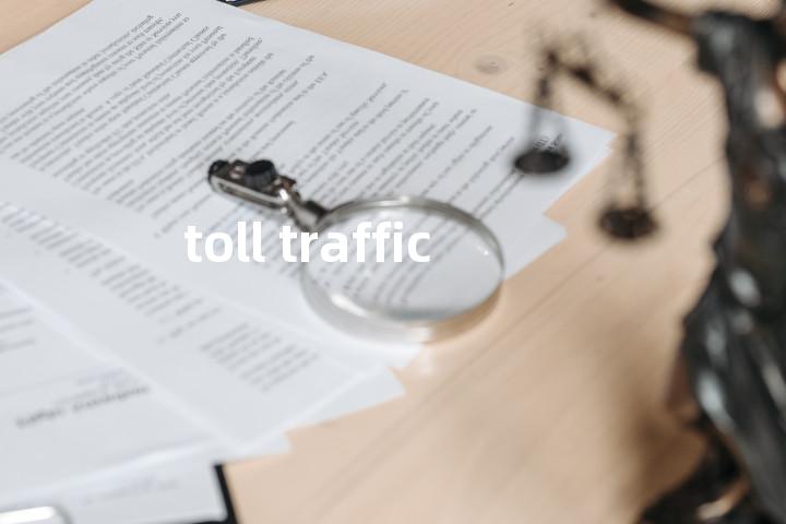 toll traffic单词图解，单词释义场景配图