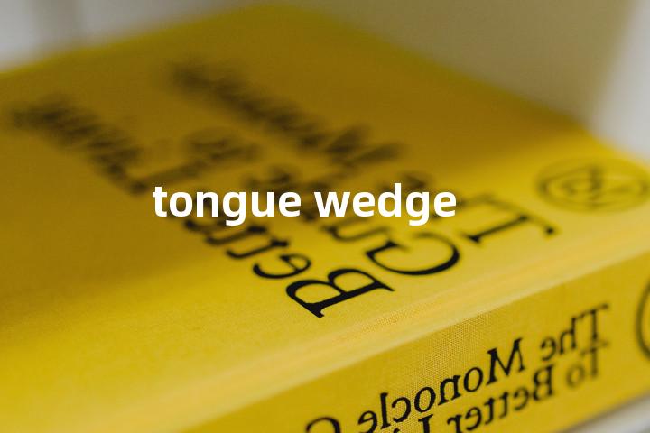 tongue wedge单词图解，单词释义场景配图