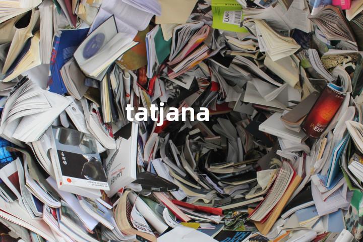 tatjana单词图解，单词释义场景配图