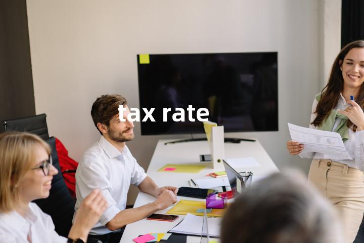 tax rate单词图解，单词释义场景配图