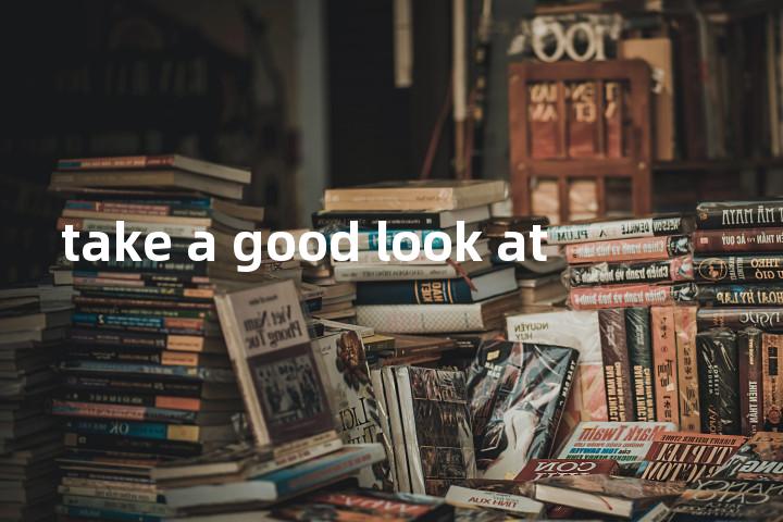 take a good look at单词图解，单词释义场景配图