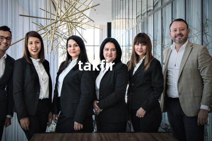 takfir单词图解，单词释义场景配图