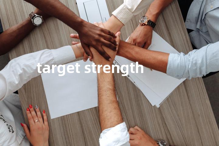 target strength单词图解，单词释义场景配图