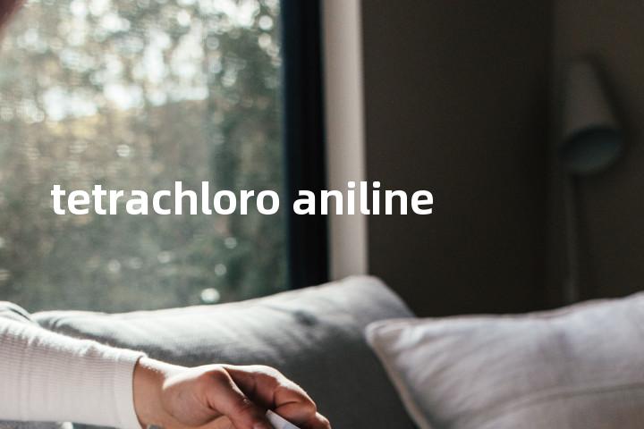 tetrachloro aniline单词图解，单词释义场景配图