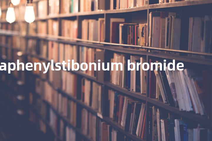 tetraphenylstibonium bromide单词图解，单词释义场景配图