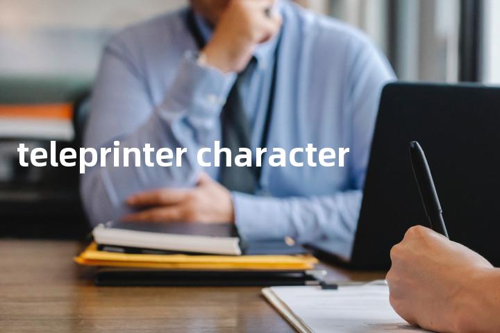 teleprinter character单词图解，单词释义场景配图
