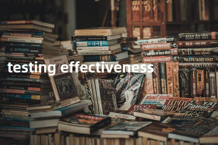 testing effectiveness单词图解，单词释义场景配图