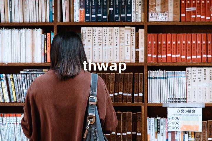 thwap单词图解，单词释义场景配图