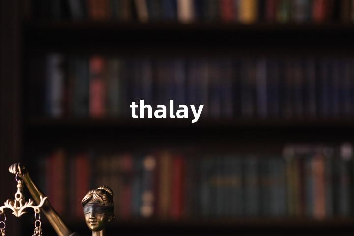 thalay单词图解，单词释义场景配图