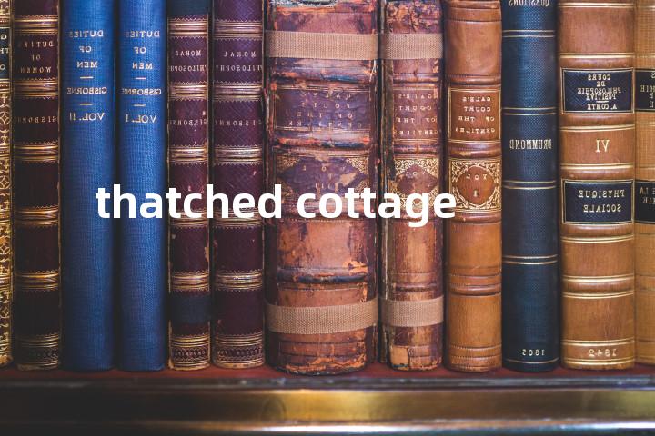 thatched cottage单词图解，单词释义场景配图