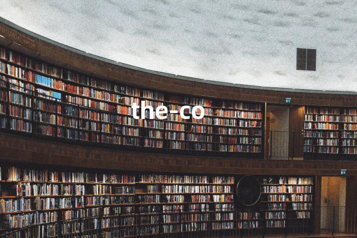 the-co单词图解，单词释义场景配图