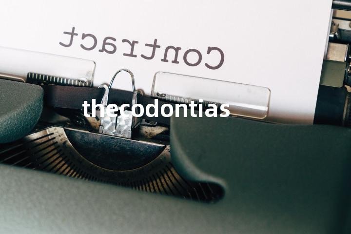 thecodontias单词图解，单词释义场景配图