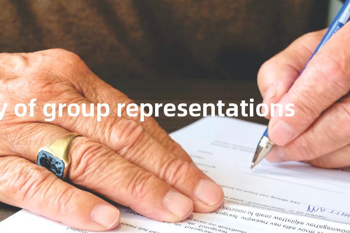 theory of group representations单词图解，单词释义场景配图
