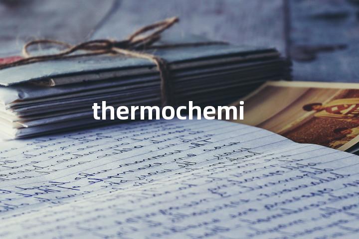 thermochemistry