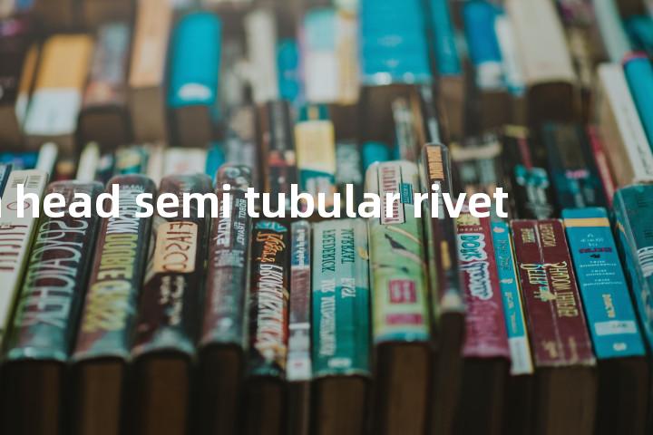 thin head semi tubular rivet单词图解，单词释义场景配图