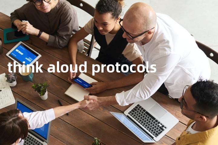 think aloud protocols单词图解，单词释义场景配图