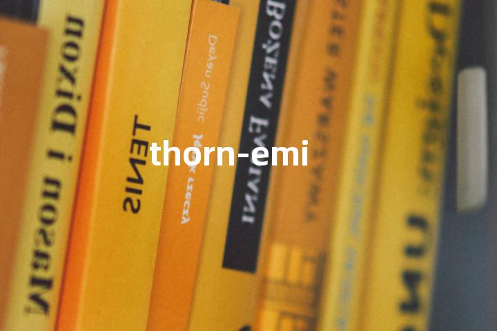 thorn-emi单词图解，单词释义场景配图