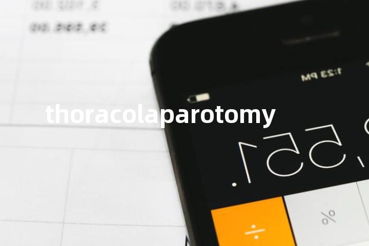 thoracolaparotomy单词图解，单词释义场景配图