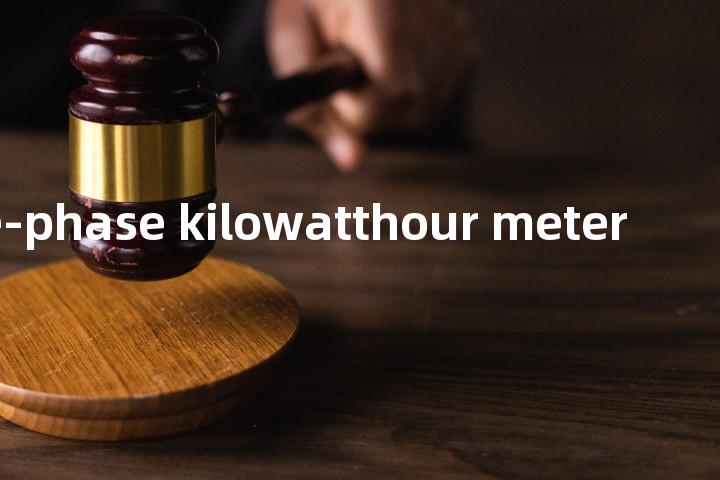 three-phase kilowatthour meter单词图解，单词释义场景配图