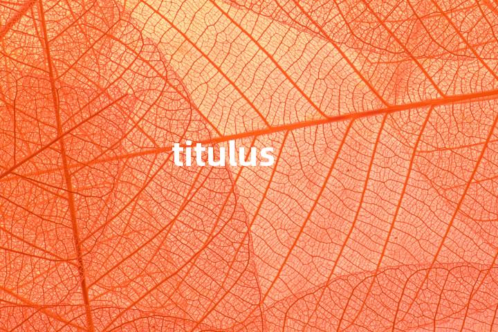 titulus单词图解，单词释义场景配图