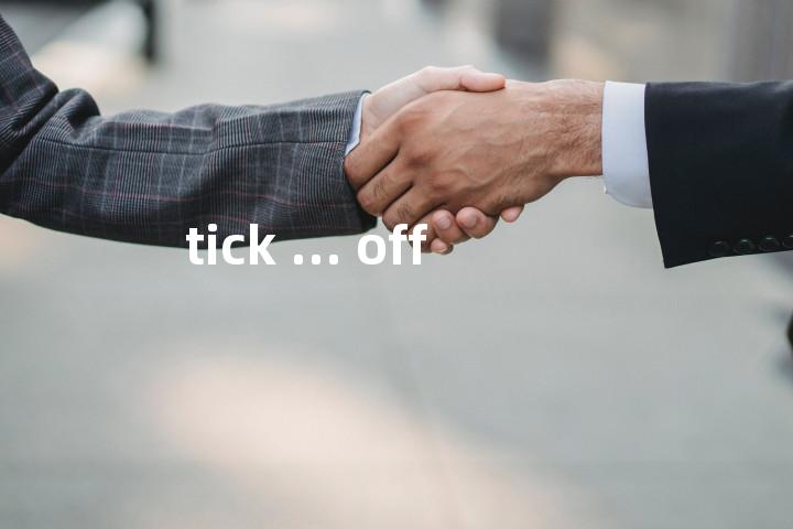 tick ... off单词图解，单词释义场景配图