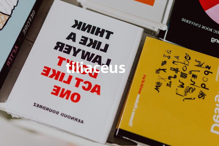 tiliaceus单词图解，单词释义场景配图
