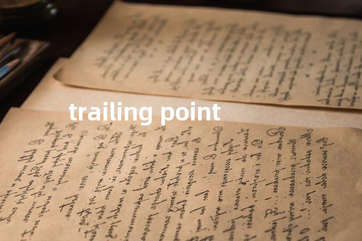 trailing point单词图解，单词释义场景配图