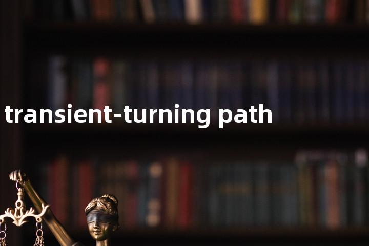 transient-turning path单词图解，单词释义场景配图