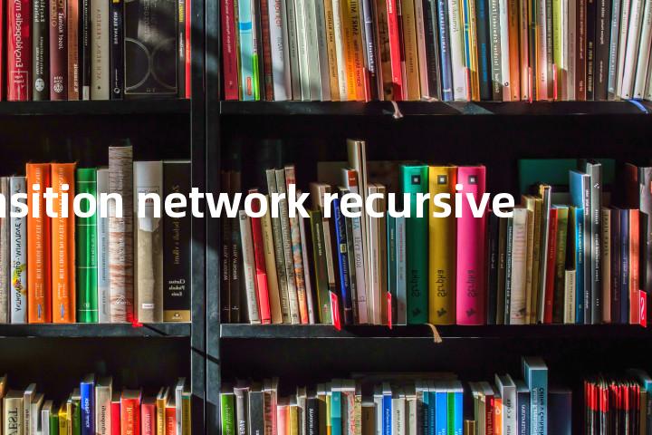 transition network recursive单词图解，单词释义场景配图