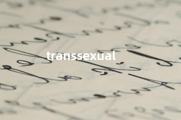 transsexualism