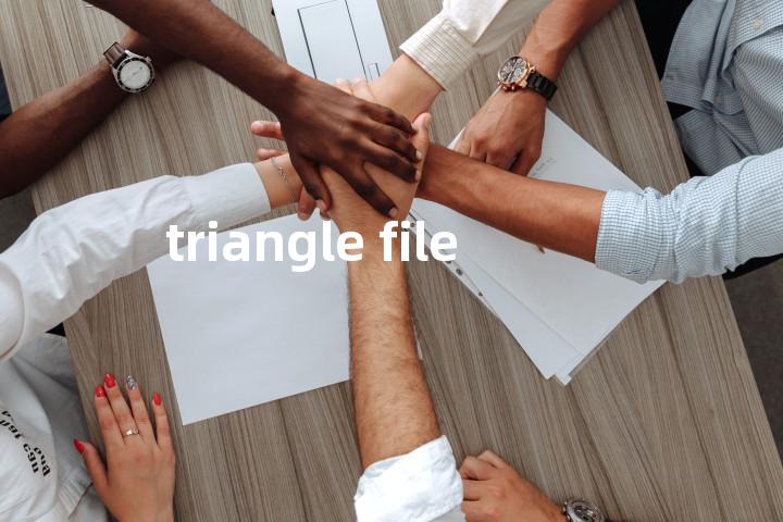 triangle file单词图解，单词释义场景配图