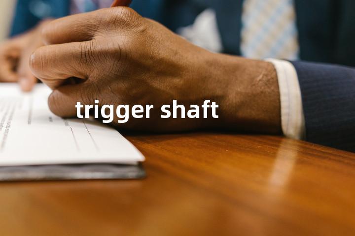 trigger shaft单词图解，单词释义场景配图