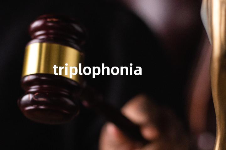 triplophonia单词图解，单词释义场景配图