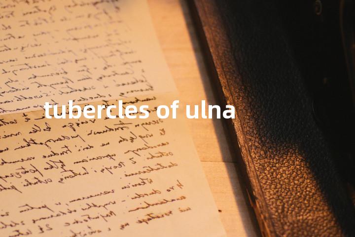tubercles of ulna单词图解，单词释义场景配图