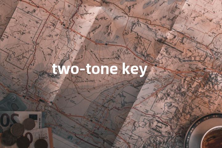 two-tone key单词图解，单词释义场景配图