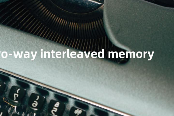 two-way interleaved memory单词图解，单词释义场景配图