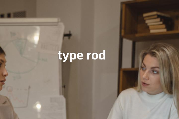 type rod单词图解，单词释义场景配图