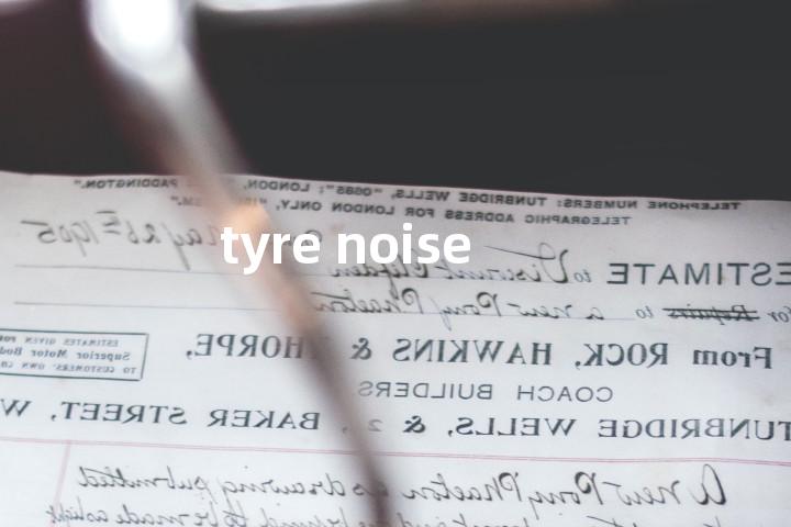 tyre noise单词图解，单词释义场景配图