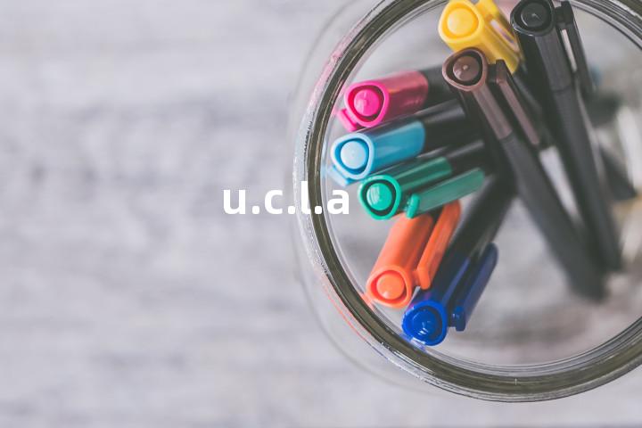 u.c.l.a单词图解，单词释义场景配图