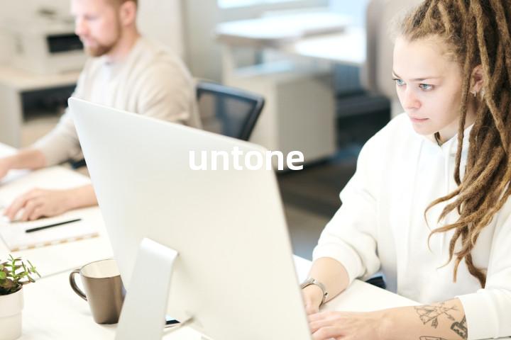 untone单词图解，单词释义场景配图