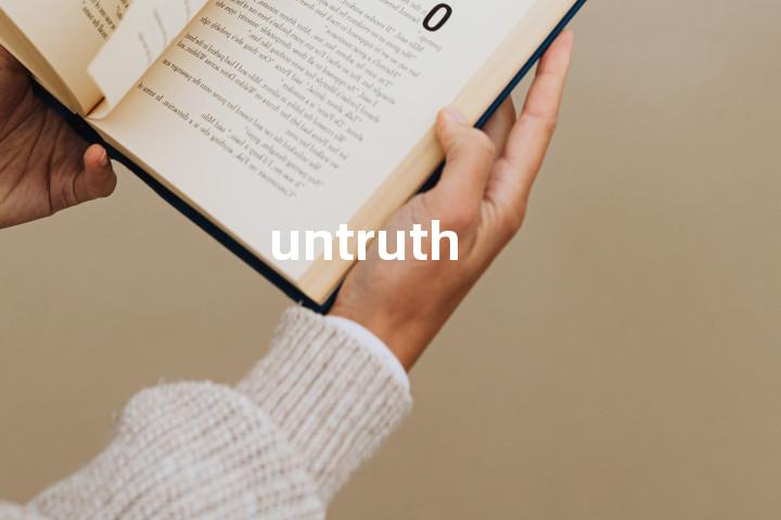 untruth