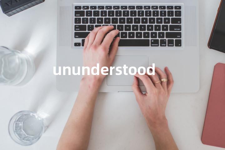 ununderstood单词图解，单词释义场景配图