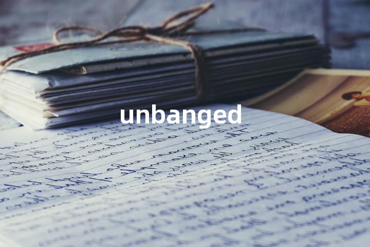 unbanged单词图解，单词释义场景配图