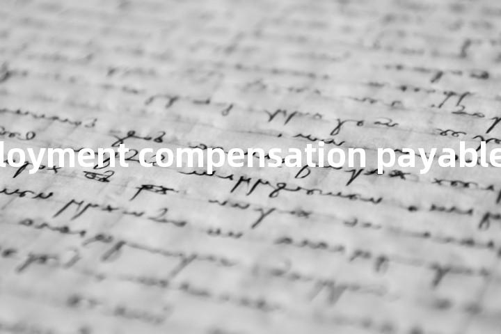 unemployment compensation payable单词图解，单词释义场景配图